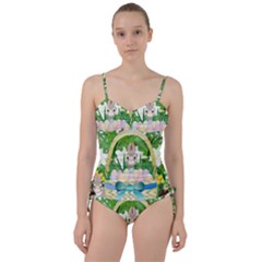 Graphic Easter Easter Basket Spring Sweetheart Tankini Set by Pakrebo