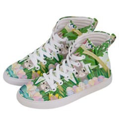 Graphic Easter Easter Basket Spring Men s Hi-top Skate Sneakers by Pakrebo