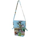 Zoo Animals Peacock Lion Hippo Folding Shoulder Bag View1