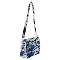 Art Fish Salmon Sydney Metal Shoulder Bag With Back Zipper