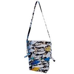 Art Fish Salmon Sydney Metal Folding Shoulder Bag by Pakrebo