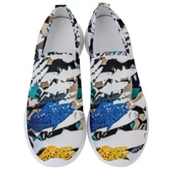 Art Fish Salmon Sydney Metal Men s Slip On Sneakers