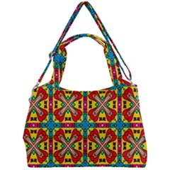 Seamless Pattern Tile Tileable Double Compartment Shoulder Bag