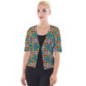 Seamless Pattern Tile Tileable Cropped Button Cardigan View1