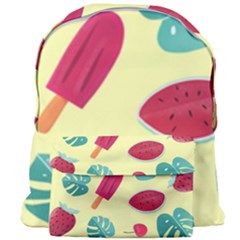 Watermelon Leaves Strawberry Giant Full Print Backpack by Pakrebo