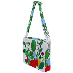 Flowers Floral Plants Nature Cross Body Office Bag by Pakrebo