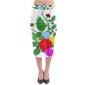 Flowers Floral Plants Nature Midi Pencil Skirt View1