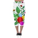 Flowers Floral Plants Nature Midi Pencil Skirt View2