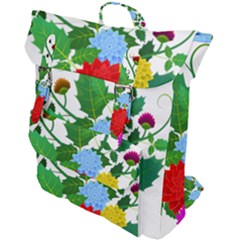 Flowers Floral Plants Nature Buckle Up Backpack by Pakrebo