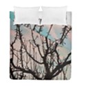 Fruit Tree Silhouette Aesthetic Duvet Cover Double Side (Full/ Double Size) View1