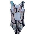 Fruit Tree Silhouette Aesthetic Kids  Cut-Out Back One Piece Swimsuit View2