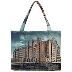 Architecture City Building Travel Mini Tote Bag by Pakrebo