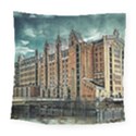 Architecture City Building Travel Square Tapestry (Large) View1