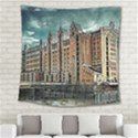 Architecture City Building Travel Square Tapestry (Large) View2