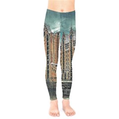 Architecture City Building Travel Kids  Legging by Pakrebo