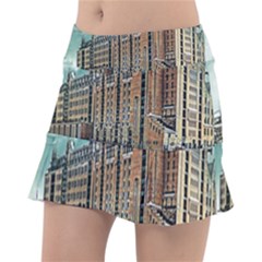 Architecture City Building Travel Tennis Skirt by Pakrebo