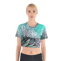 Dandelion Seeds Flower Nature Cotton Crop Top by Pakrebo