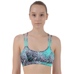 Dandelion Seeds Flower Nature Line Them Up Sports Bra by Pakrebo