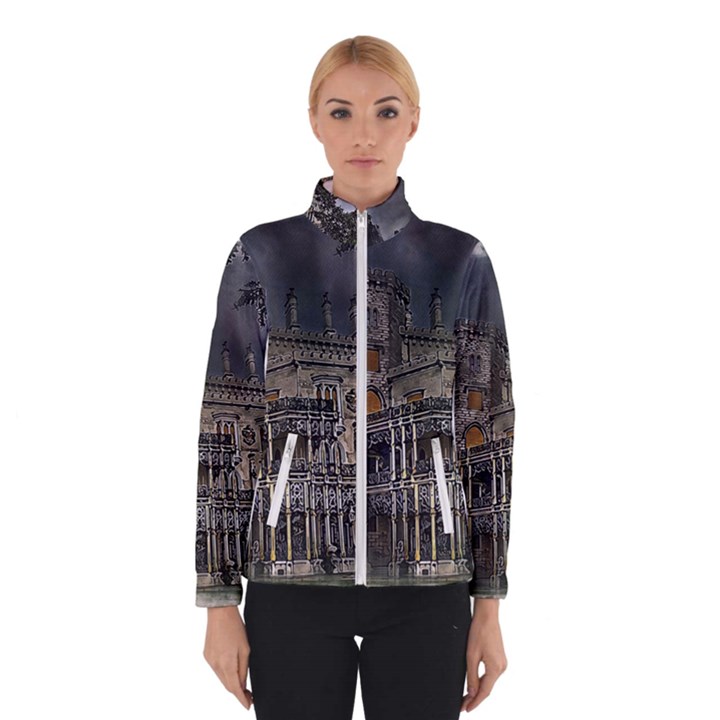 Castle Mansion Architecture House Winter Jacket