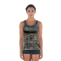 Castle Mansion Architecture House Sport Tank Top  by Pakrebo