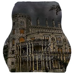 Castle Mansion Architecture House Car Seat Velour Cushion  by Pakrebo