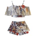 Collage Art The Statue Of Shell Kids  Off Shoulder Skirt Bikini View2