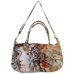 Collage Art The Statue Of Shell Removal Strap Handbag by Pakrebo