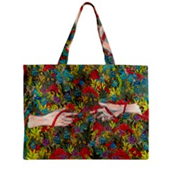 Touch Watercolor Xie Shihong Art Zipper Mini Tote Bag by Pakrebo