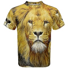 Lion Lioness Wildlife Hunter Men s Cotton Tee by Pakrebo