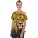 Lion Lioness Wildlife Hunter Tie-Up Tee View1