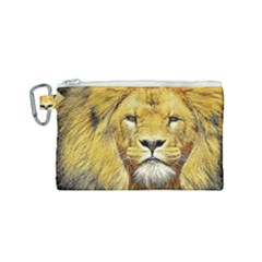 Lion Lioness Wildlife Hunter Canvas Cosmetic Bag (small) by Pakrebo