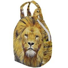 Lion Lioness Wildlife Hunter Travel Backpacks by Pakrebo