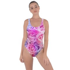 Rose Bouquet Flower Petal Floral Bring Sexy Back Swimsuit by Pakrebo