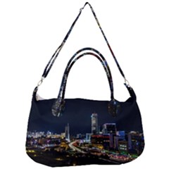 Night City Seoul Travel Korea Sky Removal Strap Handbag by Pakrebo