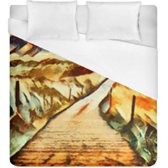 Painting Expressive Colors Texture Duvet Cover (king Size) by Pakrebo