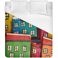 Houses Handmade Cultural Duvet Cover (california King Size) by Pakrebo