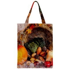 Pumpkin Vegetables Autumn Zipper Classic Tote Bag by Pakrebo