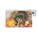 Pumpkin Vegetables Autumn Canvas Cosmetic Bag (Medium) View2