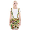 Eat Food Background Art Color Braces Suspender Skirt View1