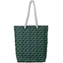 Most Overwhelming Key - Green - Full Print Rope Handle Tote (Small) View1