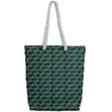 Most Overwhelming Key - Green - Full Print Rope Handle Tote (Small) View2