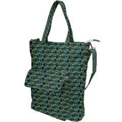 Most Overwhelming Key - Green - Shoulder Tote Bag by WensdaiAmbrose