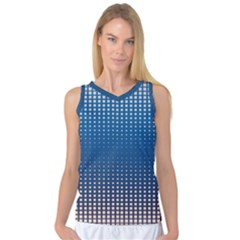 Geometric Wallpaper Women s Basketball Tank Top by Mariart