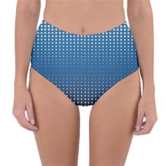 Geometric Wallpaper Reversible High-waist Bikini Bottoms