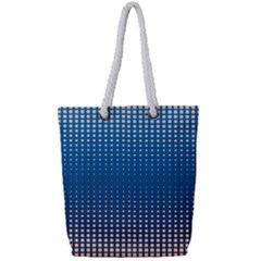 Geometric Wallpaper Full Print Rope Handle Tote (small)