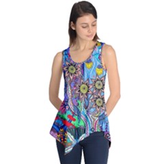 Abstract Forest  Sleeveless Tunic by okhismakingart