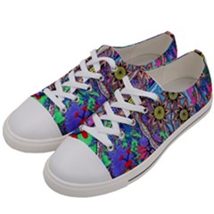 Abstract Forest  Women s Low Top Canvas Sneakers by okhismakingart