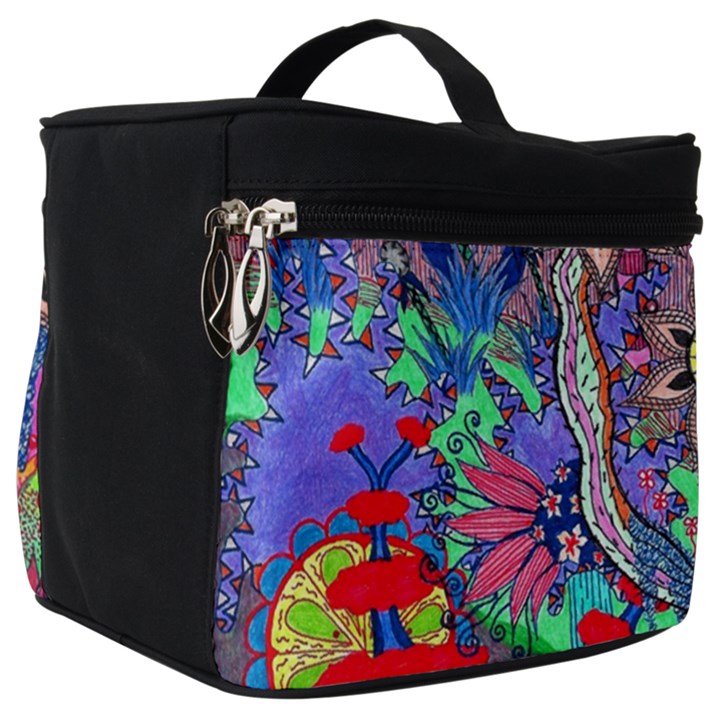 Abstract Forest  Make Up Travel Bag (Big)