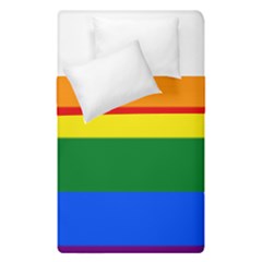 Lgbt Rainbow Pride Flag Duvet Cover Double Side (single Size) by lgbtnation