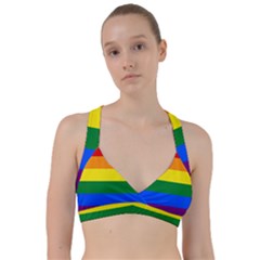 Lgbt Rainbow Pride Flag Sweetheart Sports Bra